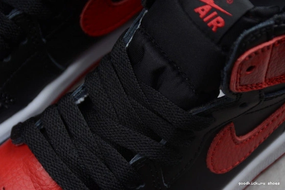 OG  Black Red Kid 001 Jordan Air 555088 001 1 Retro  Banned 555088 Kids High Bred 0301